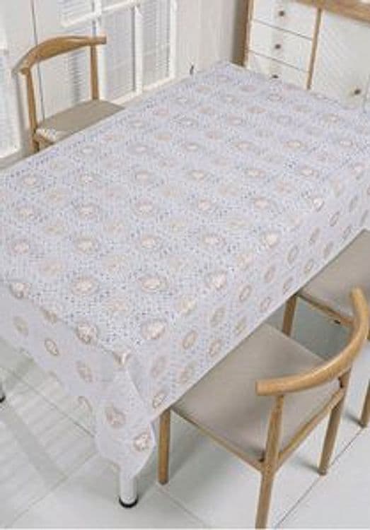 Tovagliato Ricamato Beige CC2417 H 140 20,0 ml - 2