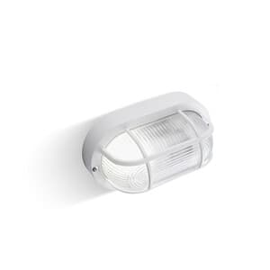 Plafoniera Ovale Griglia Bianco - 2