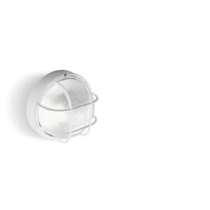 Plafoniera Tonda Griglia Bianco - 2