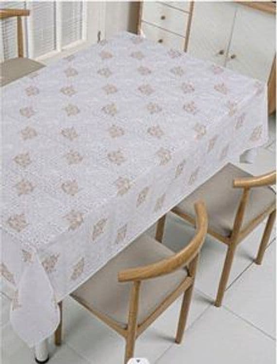 Tovagliato Ricamato Beige CC2416 H 140 20 ml - 2