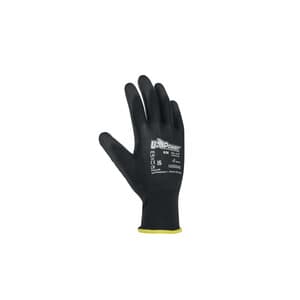 Guanti da Lavoro Onix Poliestere Pu Nero Taglia 8 Power 12 Paia - 2