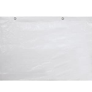 Telo per Ponteggi Antipolvere 1,8 x 15 m Bianco - 2