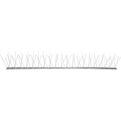 Dissuasore Volatili a Spilli Inox Tricolore 100 x 2,9 cm 11,5 cm 25 Pezzi - 2