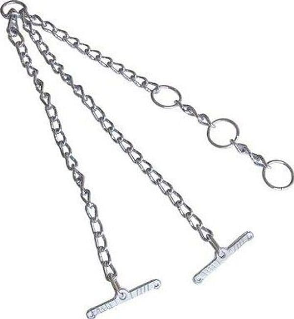 Legame Prussiano 3 Capi Acciaio Zincato N° 25 7 mm 6 Pezzi - 2