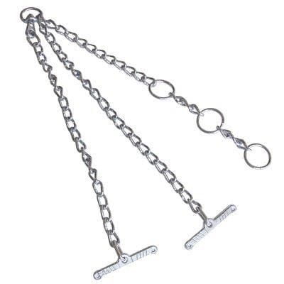 Legame Prussiano 3 Capi Acciaio Zincato N° 25 7 mm 6 Pezzi - 2