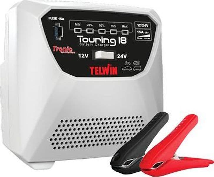 Caricabatteria Touring 18 Telwin 24 Ah 60 50 a 180 115 12 V - 2