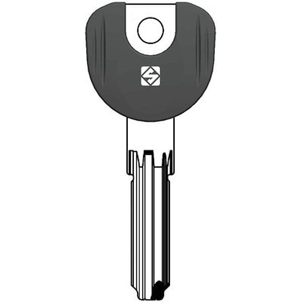 Chiave Punzonata Titan TN58P Silca Ottone Nichelato 5 Pezzi - 2