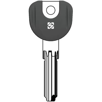 Chiave Punzonata Titan TN58P Silca Ottone Nichelato 5 Pezzi - 2