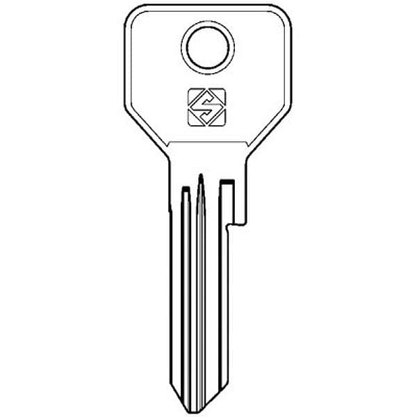 Chiave Piatta Cisa CS198 Silca Ottone Nichelato 5 Pezzi - 2