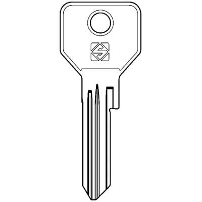 Chiave Piatta Cisa CS198 Silca Ottone Nichelato 5 Pezzi - 2
