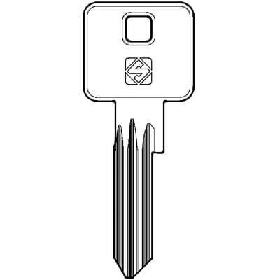 Chiave Piatta Abus AB95 Silca Acciaio Nichelato 10 Pezzi - 2