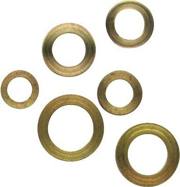 Rondella Cerniera a Saldare 513 Ibfm Ottone 10 x 14 x 2 mm 25 Pezzi - 2