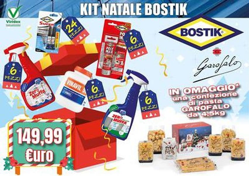 Kit Natale Bostik con Omaggio Garofalo 48 Pezzi - 2