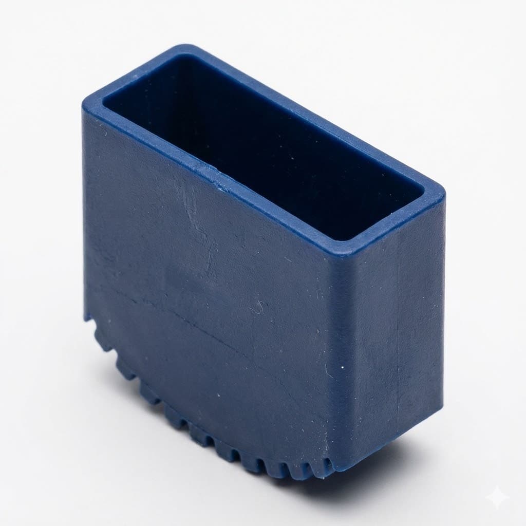 Piedino Esterno di Ricambio 60X25 Blu Marchetti 2 Pezzi - 2