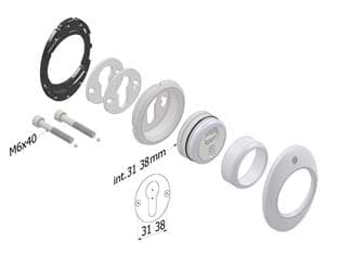 Defender Meccanico 4280 Mecdef Cromo Satinato Ø 46 mm MMX20H. Interasse 38 - 2