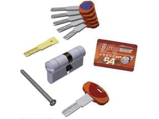 Cilindro Europeo Sagomato EVOK64 Top 36 MMX51 (363BDCS3651115) Securemme - 2