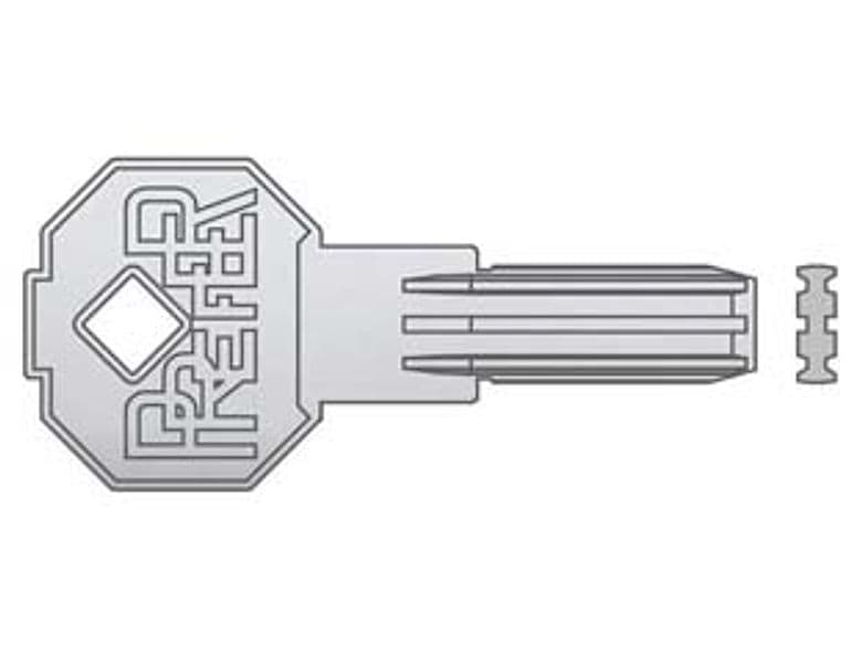 Chiave Grezza Punzonata 7300.1 28 mm Prefer 5 Pezzi - 2