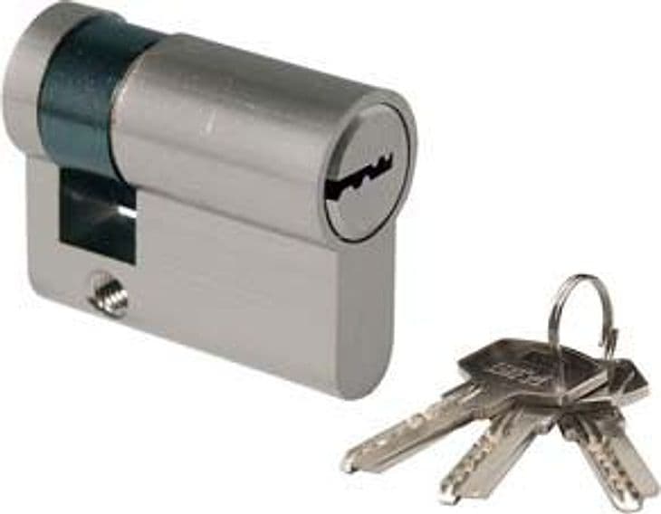 Mezzo Cilindro Europeo Sagomato 2303 50 mm Decentrato (40+10) Ibfm 2 Pezzi - 2