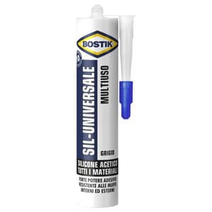 Bostik Sil Universale 280 ml Grigio Cartuccia 12 Pezzi - 2