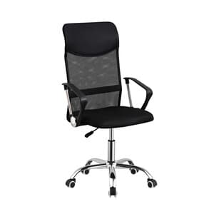 Poltrona Direzionale a Gas con Braccioli Classy Nero - 2