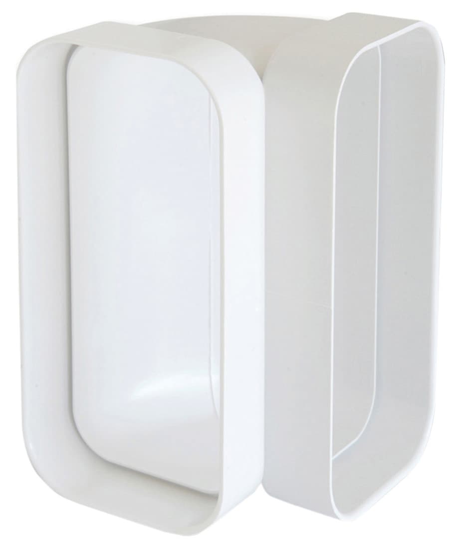 Curva Verticale di Tipo Rettangolare per Aerazione Canalizzata Mm 120 x 60 - 2