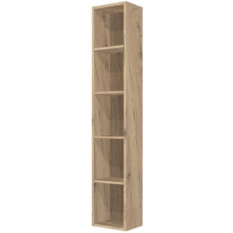 Colonna Bagno Sospesa a Giorno Mod Stile Dh Quercia Naturale - 2