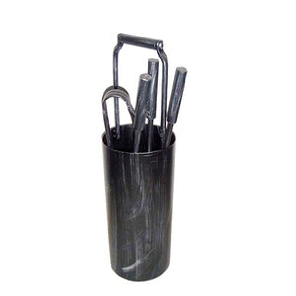 Contenitore Set Attrezzi Camino con 5 Pezzi - 2