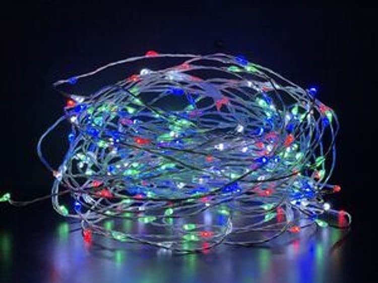 Catena Luminosa a Batteria 20 Gocce LED Multicol 48 Pezzi - 2