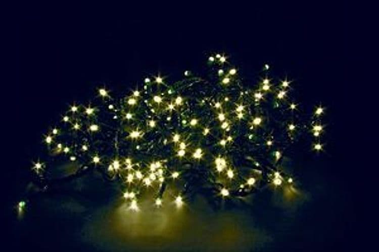 Catena Luminosa a Batteria 60 LED con Gioc Bia Caldo - 2