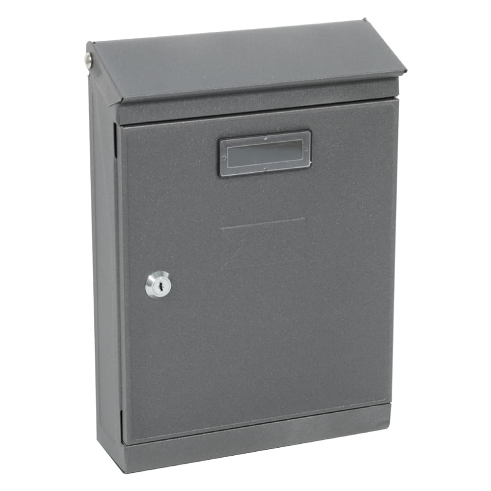 Cassetta Postale Kasart Gardenia Grigio Argento 23 x 85 x 32 cm - 2