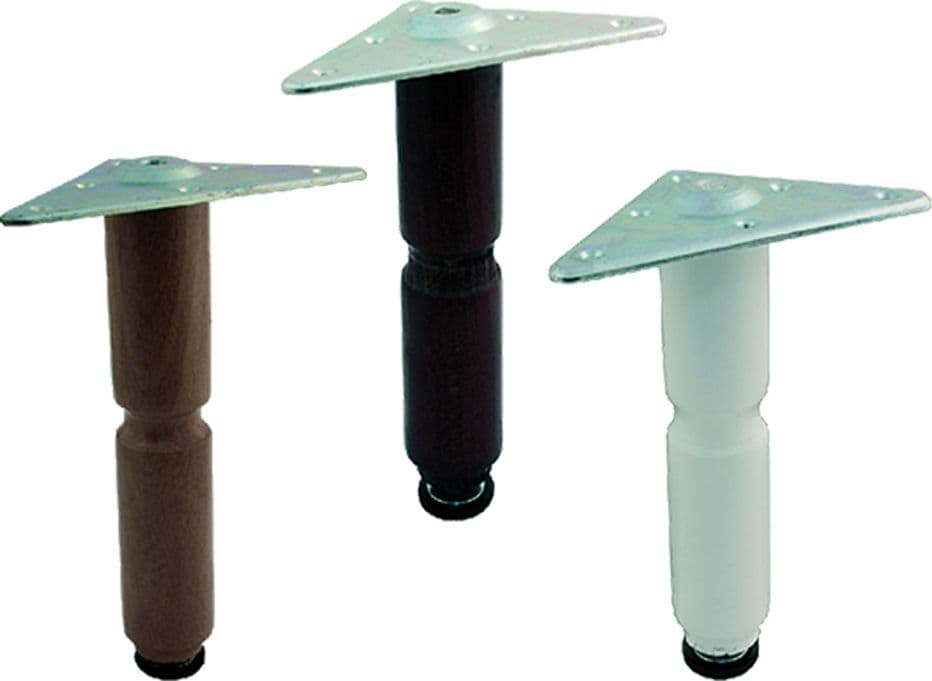 PIEDINO PER MOBILI cm 15 bianco- 4 pezzi  - BricoGo - 2