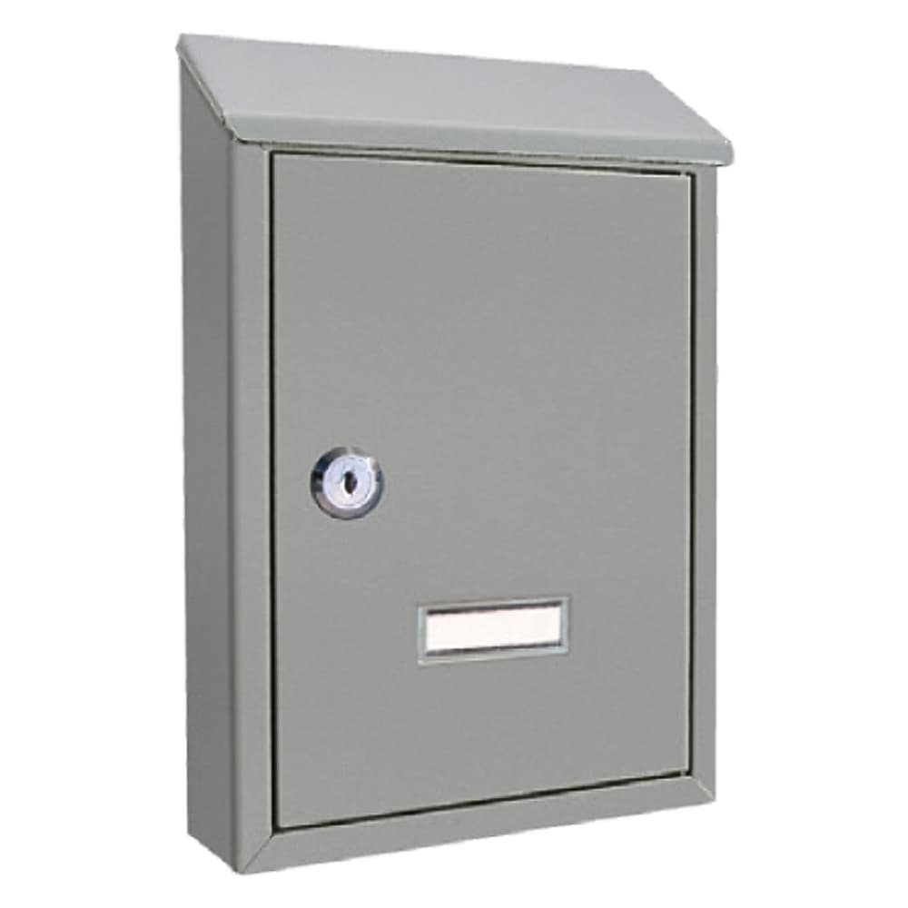 Cassetta Postale Kasart Ninfea Grigio Argento 20,5 x 6,8 x 30 cm - 2