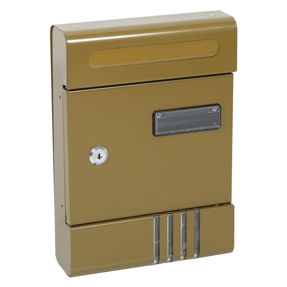 Cassetta Postale Color Kasart Jasmine Small Giallo Cromo 20,5 x 6,5 x 29 cm - 2