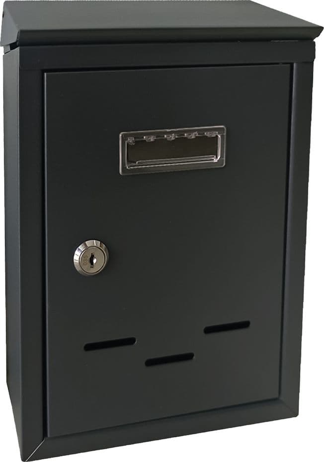 CASSETTA POSTALE 'MAGNOLIA SMALL' cm 18x6x H.26 - grigio antracite  - KASART