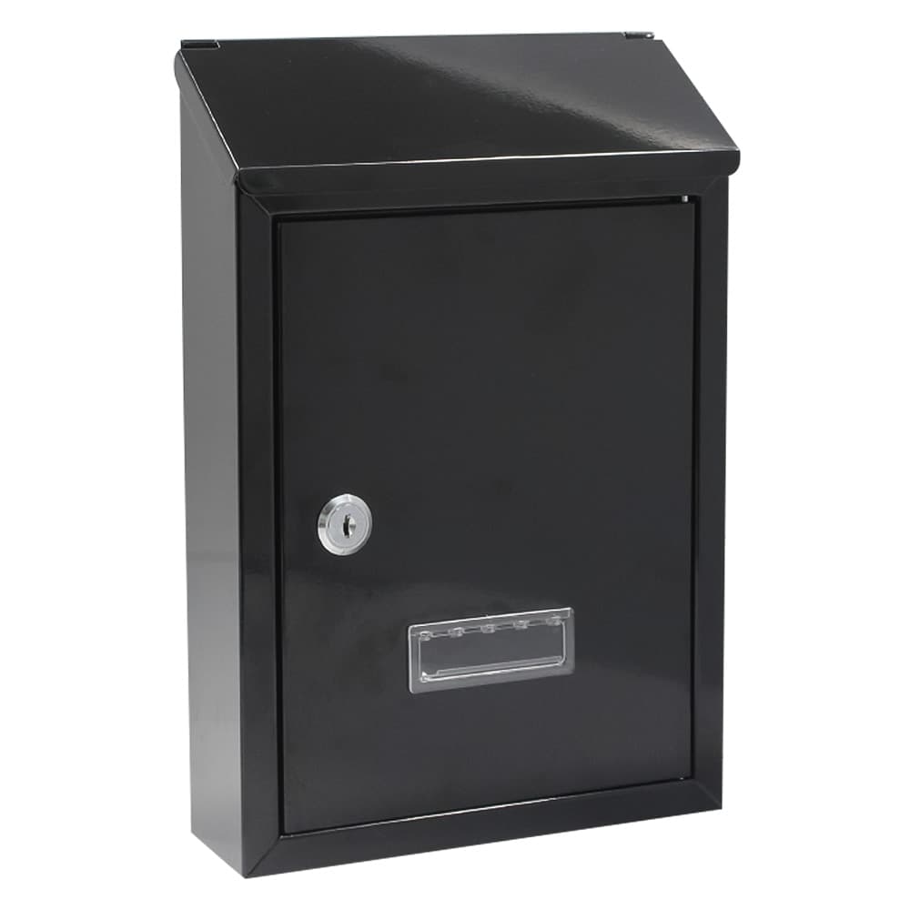 CASSETTA POSTALE 'NINFEA' cm 20,5x6,8x H.30 - grigio antracite  - KASART