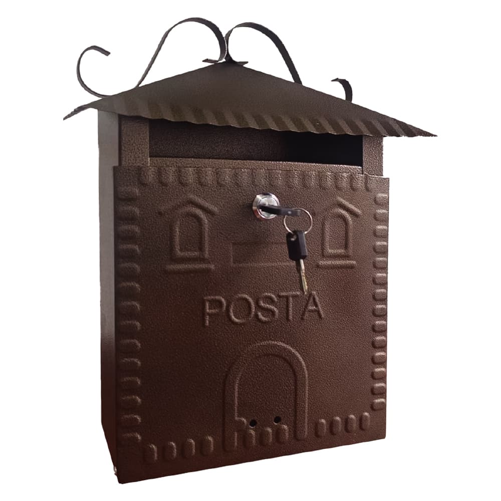 Cassetta Postale Kasart Iris Rame Antico 36 x 9 x 32 cm - 2
