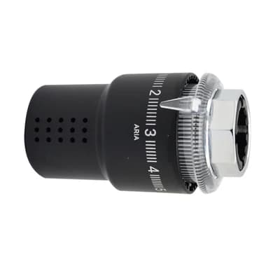 Testa Termostatica Domus con Sensore a Liquido Sr Nero M30 x 1,5 - 2