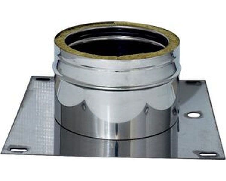 Piastra di Base INOX Dop Parete D 15 x 20 cm – Idroweb