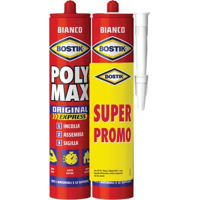 Bostik Polymax Original Express Bipack Bianco 425 g 2 Pezzi - 2