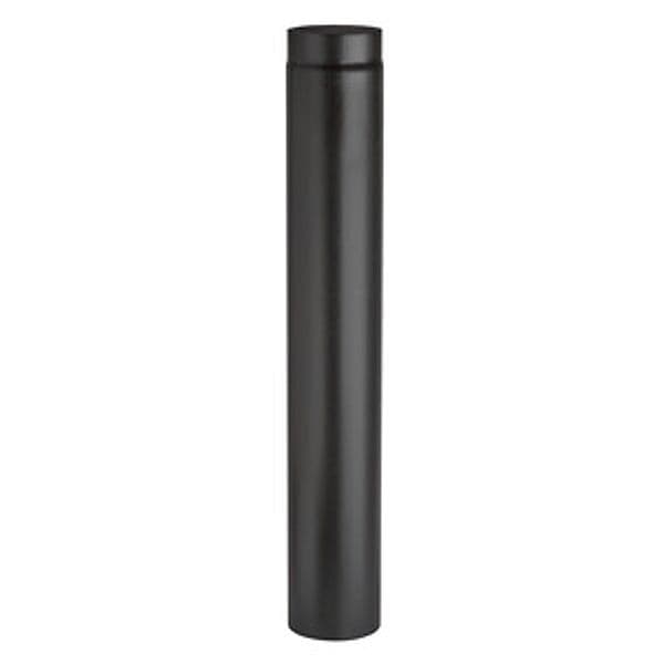 Tubo Porcellanato D 12 x H 100 cm Nero Opaco Top 3 Pezzi – Idroweb