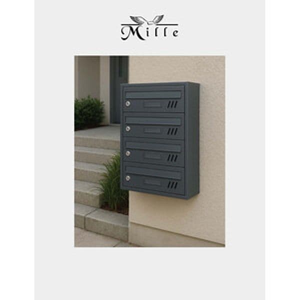 Cassetta Condominio Sofia 4 Posti Antracite - 2