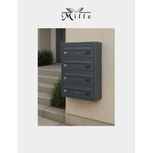 Cassetta Condominio Sofia 4 Posti Antracite - 2