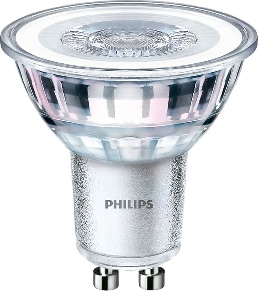 LAMPADA FARETTO A LED 'SPOT' FREDD.6500K 4,6 W= 50W GU10 - 355 lm- 4 pezzi  - PHILIPS