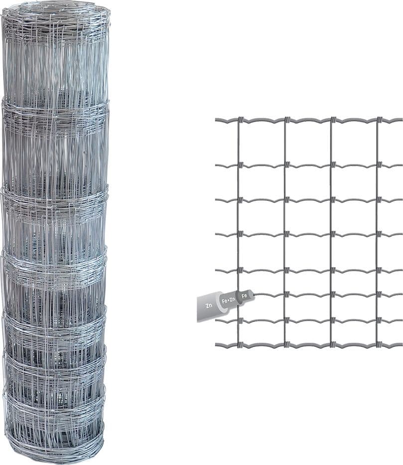 RETE PASTORALE 120/9/15 Filo Ø mm. 1,8/2,2 - H. cm 120 x mt. 50  - SIDEX