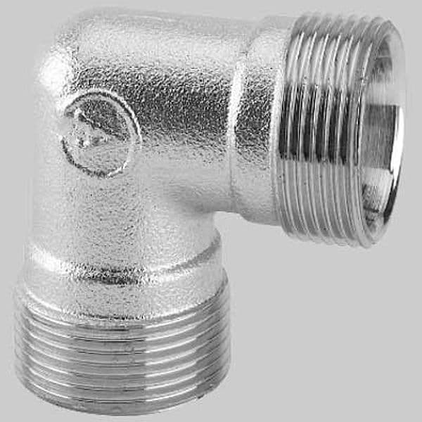 Raccordo Curvo Doppio Cromato Arteclima 24 x 19 - 2
