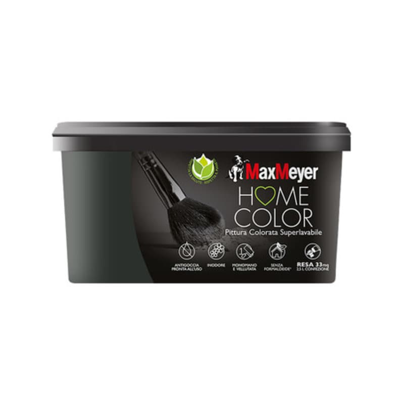 Home Color Superlavabile 2,5 l Nero - 2