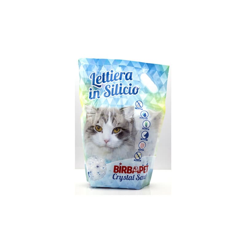 Lettiera Birba Pet Gatto Silicio Naturale 5 l 6 Pezzi - 2