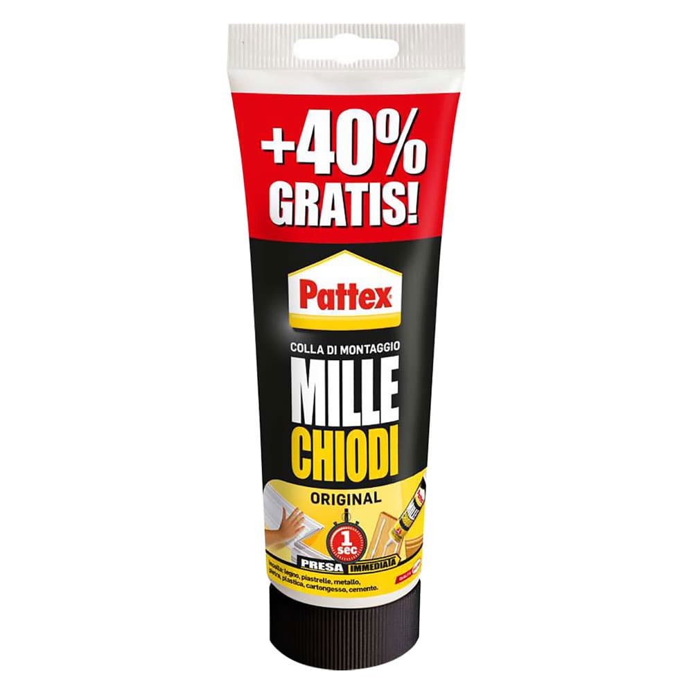 Adesivo Millechiodi + 40% Gratis Col. Pattex Original Bianco 250 gr - 2