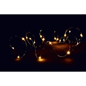 Catena Luminosa a Batteria 100 Gocce LED Bia Caldo 24 Pezzi - 2