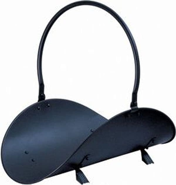 Portalegna per Camino 49 x 36 x 43CM Nero - 2